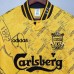 Liverpool 95/96 Away Yellow Soccer Jersey